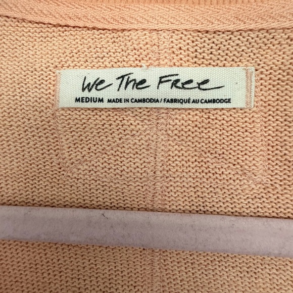 Free People we the free Anyway Surplice Sweatshirt M - Picture 3 of 7